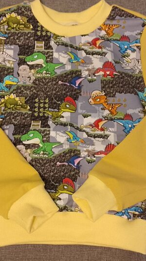 Bluza dresowa dinozaury rozm 104