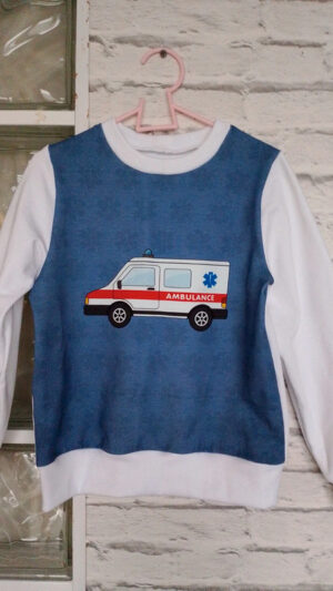 Bluza chłopięca Ambulans rozm 122 – WYPRZEDAŻ