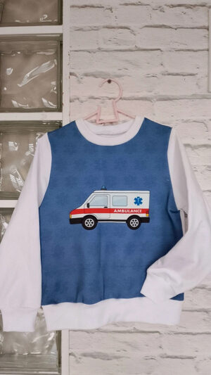Bluza chłopięca Ambulans rozm 122 – WYPRZEDAŻ