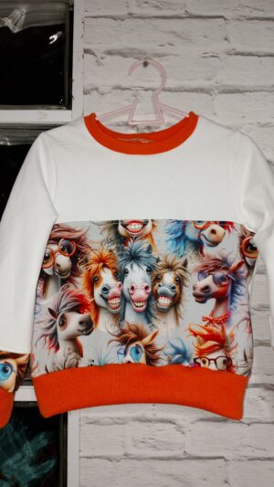 Bluza dziecięca Zwariowane Koniki rozm 110