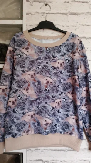 Bluza buldożki szare rozm 128