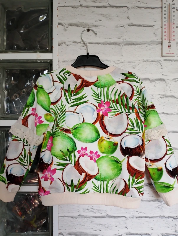 Dziewczęca bluza kokosy rozm 116 - obrazek 11