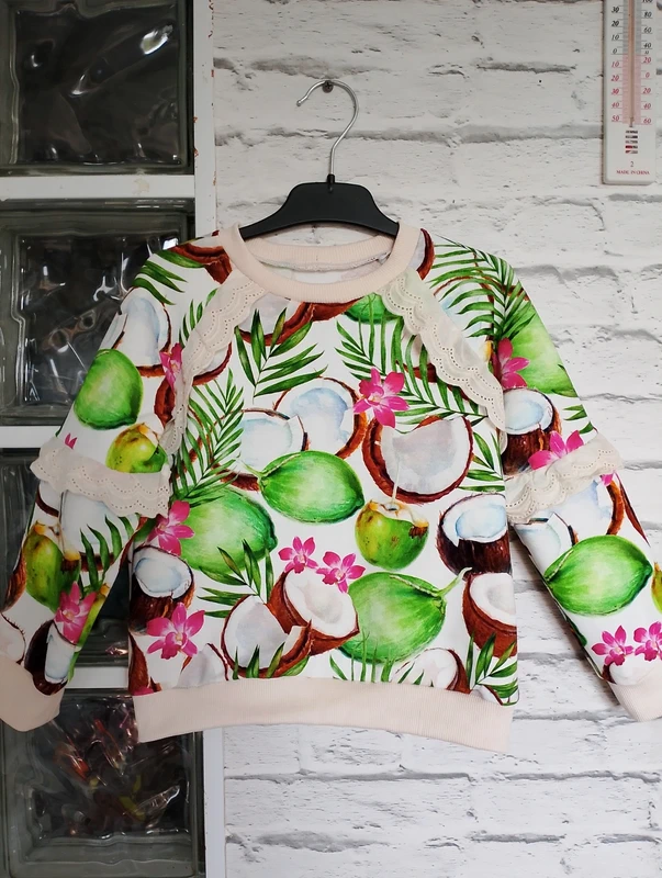 Dziewczęca bluza kokosy rozm 116