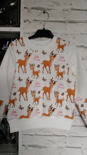 Bluza dla dziewczynki jelonki rozm 110