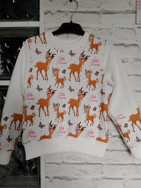 Bluza dla dziewczynki jelonki rozm 110 - obrazek 11