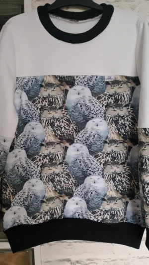 Bluza dziecięca Sowy rozm 134 unisex