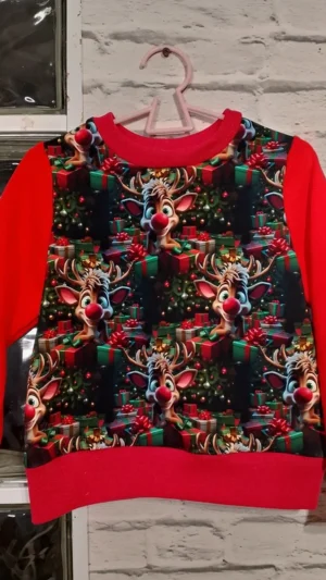 Bluza świateczna Rudolf rozm 110