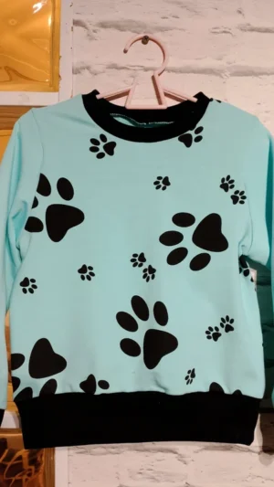 Dziecięca bluza unisex – łapki rozm 110