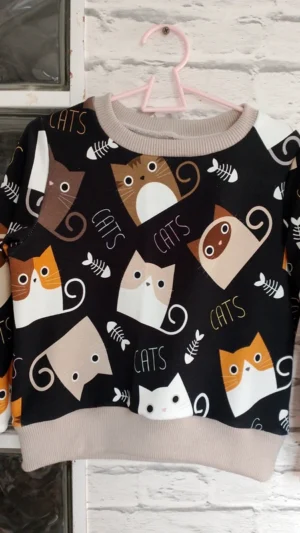Dziecięca bluza Kotki rozm 110