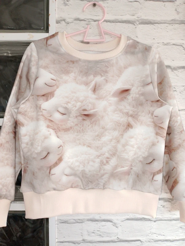 Dziecięca bluza Śpiące owieczki rozm 110