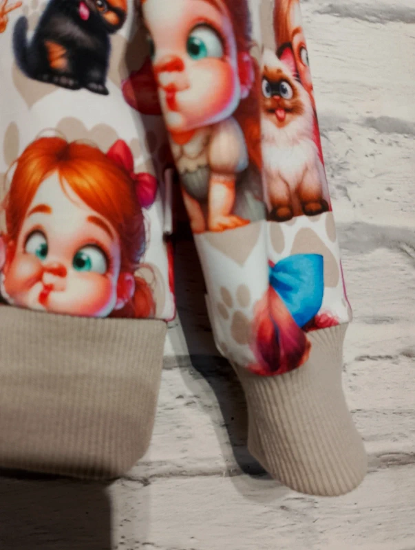Dziewczęca bluza Dziewczynki rozm 122 - obrazek 3