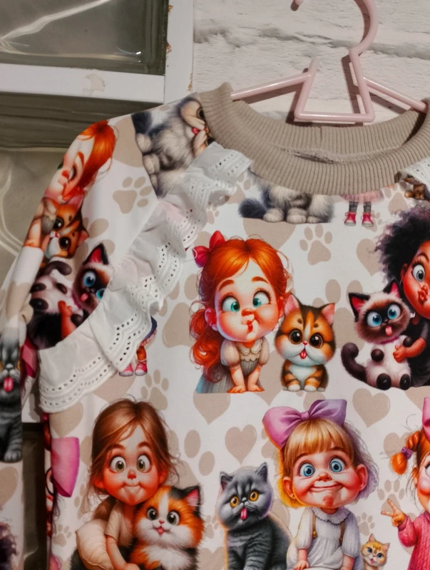 Dziewczęca bluza Dziewczynki rozm 122 - obrazek 8