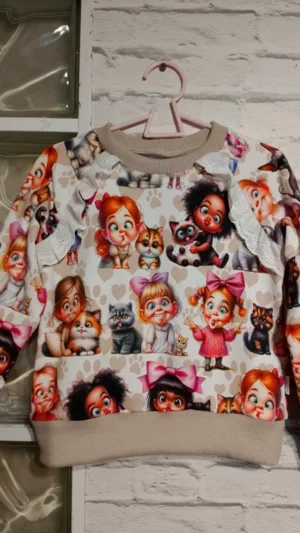Dziewczęca bluza Dziewczynki rozm 122