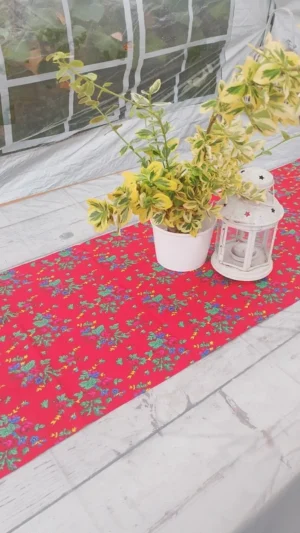 Bieżnik z krakowskim motywem folklorystystycznym handmade