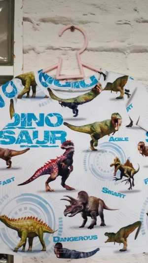 Niemowlęcy T-shirt dinozaury rozm 80/86