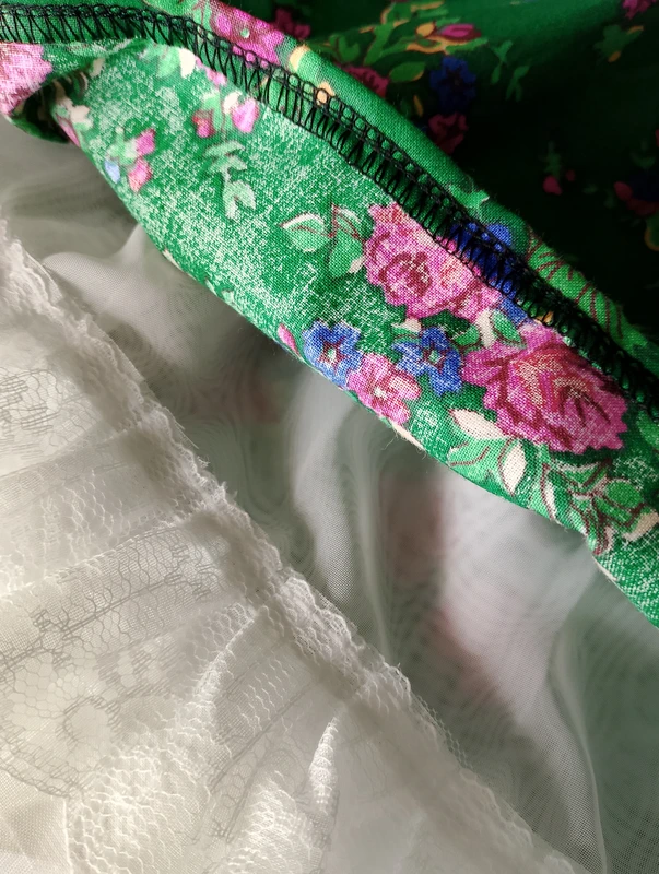 Spódniczka w stylu folk handmade krakowska, góralska, ludowa - obrazek 4