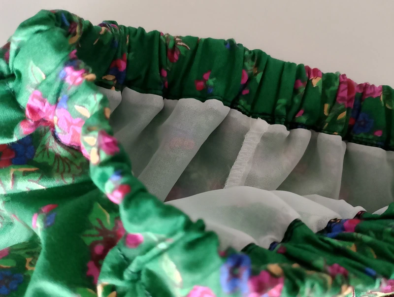 Spódniczka w stylu folk handmade krakowska, góralska, ludowa - obrazek 6