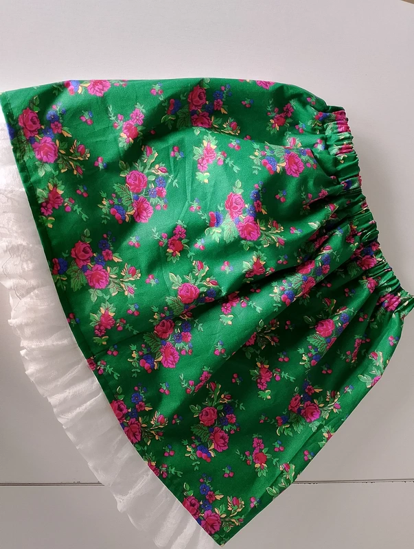 Spódniczka w stylu folk handmade krakowska, góralska, ludowa - obrazek 7