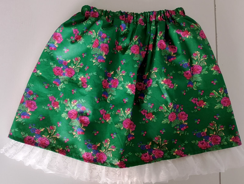 Spódniczka w stylu folk handmade krakowska, góralska, ludowa
