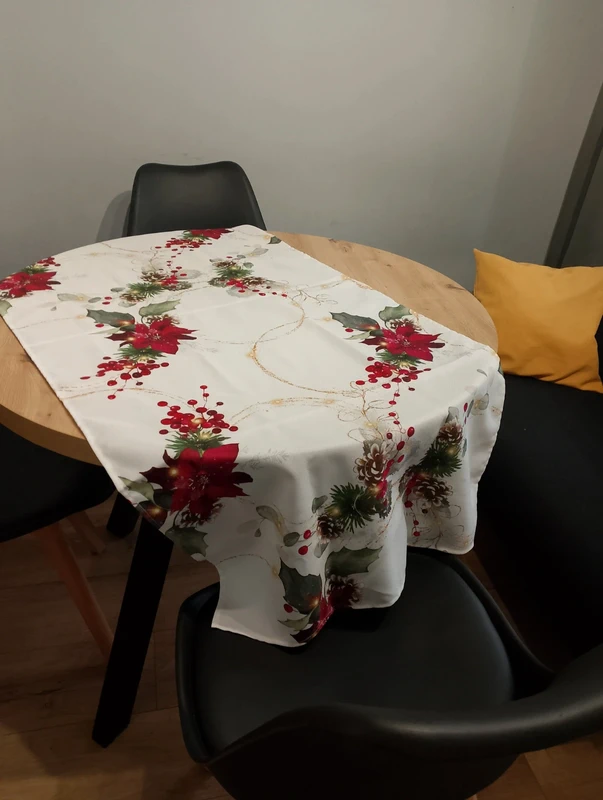 Świateczny bieznik gwiazda betljemska - obrazek 5