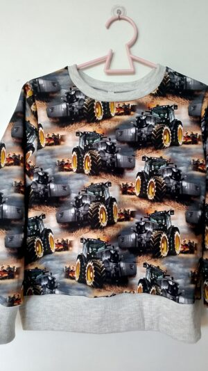 Bluza dla chłopca Traktory w polu rozm 116