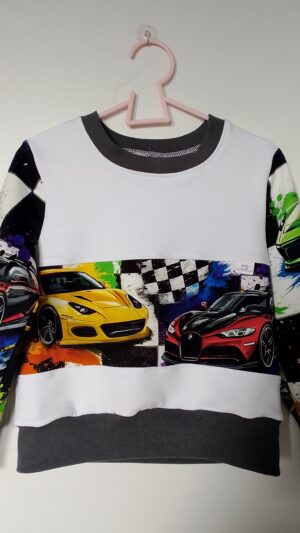 Dziecięca bluza Samochody sportowe rozm 104