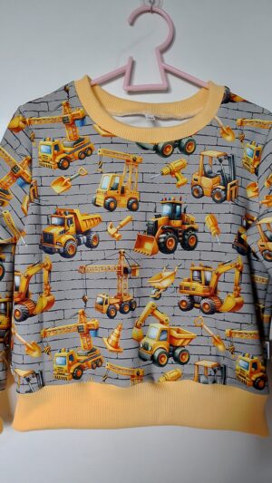 Dziecięca bluza Maszyny Budowlane rozm 104
