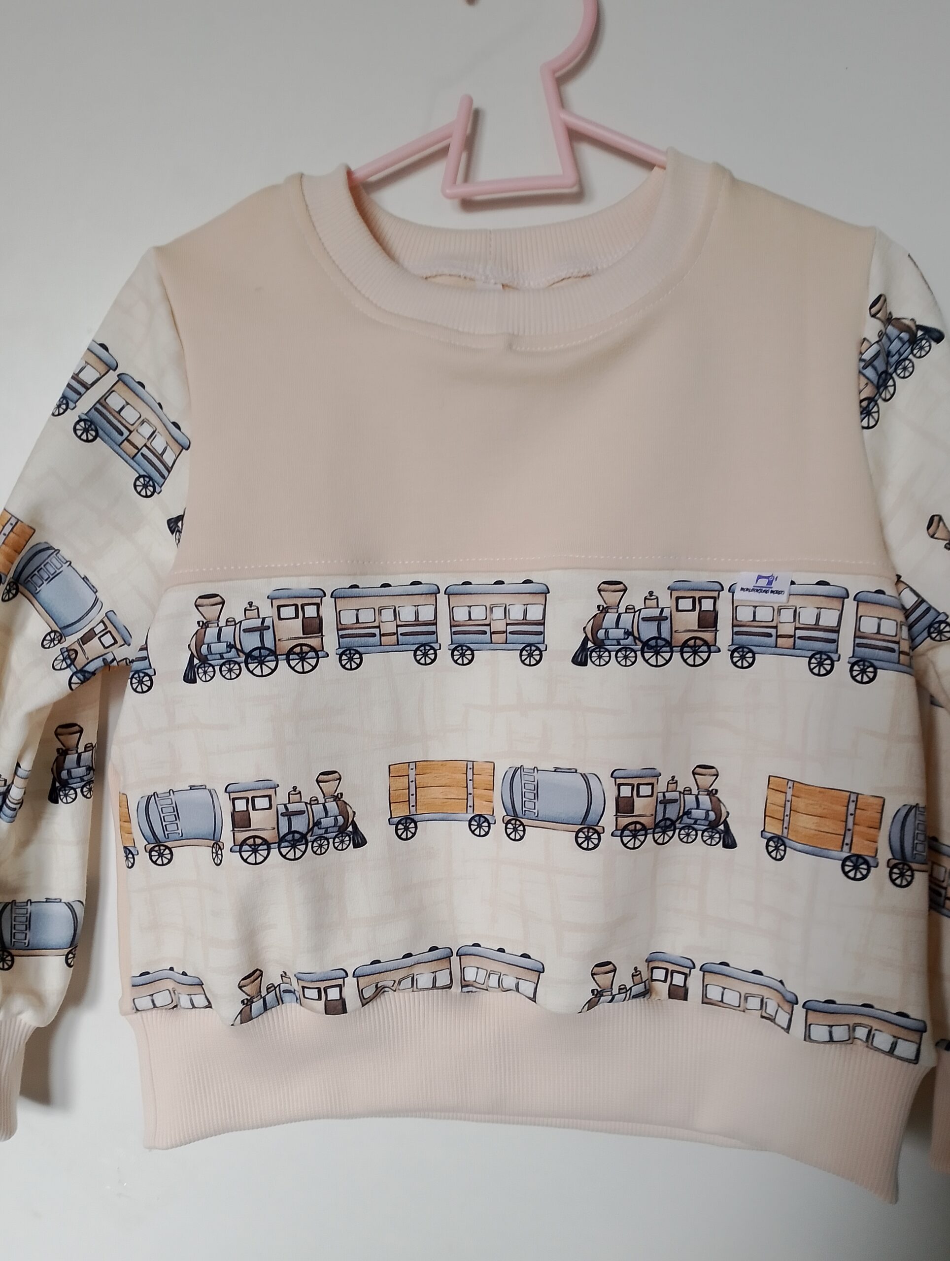Dziecięca bluza Pociągi rozm 98 - obrazek 9