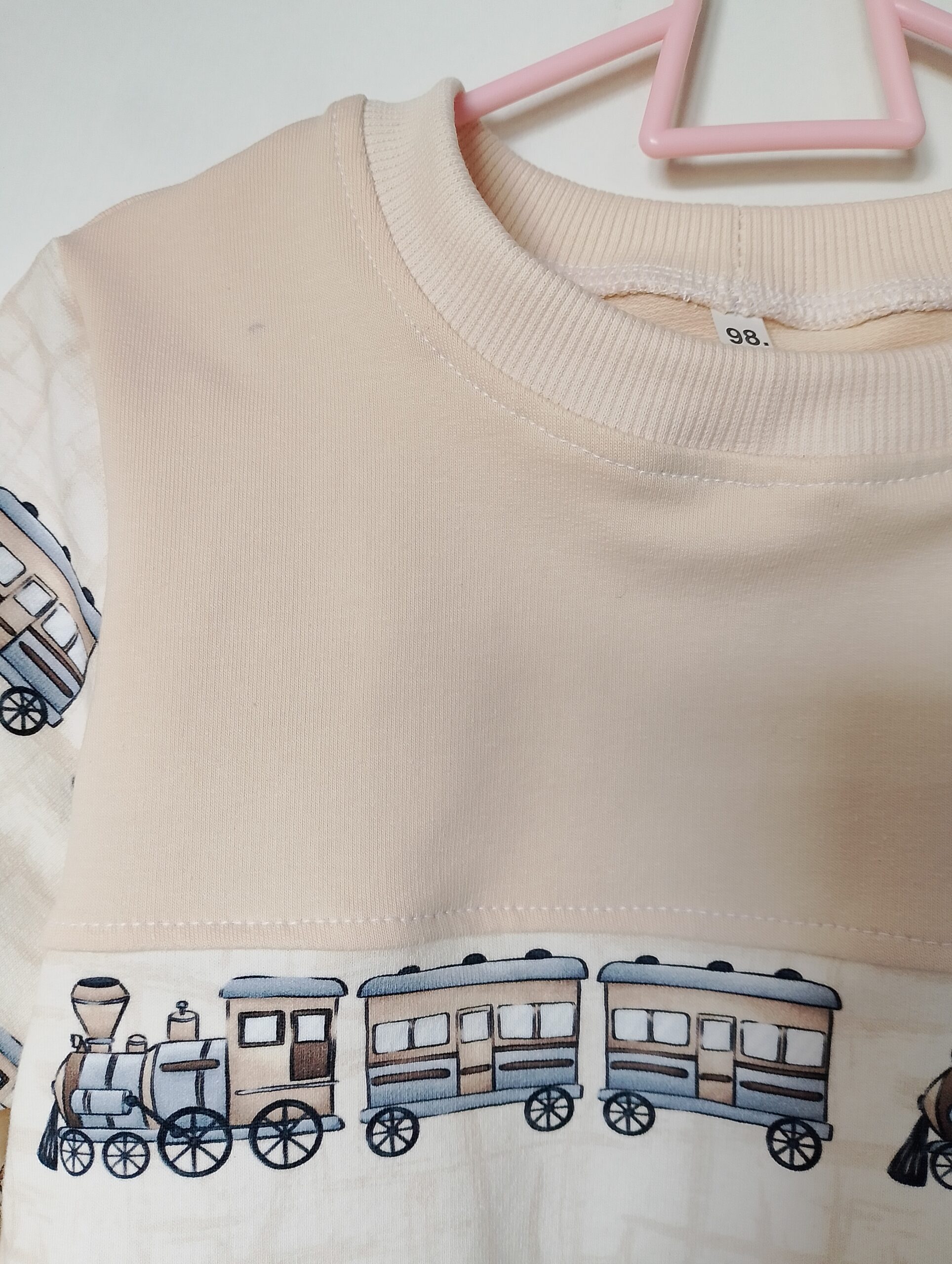 Dziecięca bluza Pociągi rozm 98 - obrazek 10