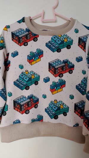 Dziecięca bluza Klocki rozm 110