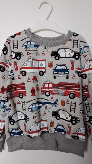 Bluza chłopięca Samochody ratunkowe rozm 116