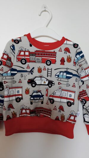 Bluza chłopięca Samochody Specjalne rozm 98
