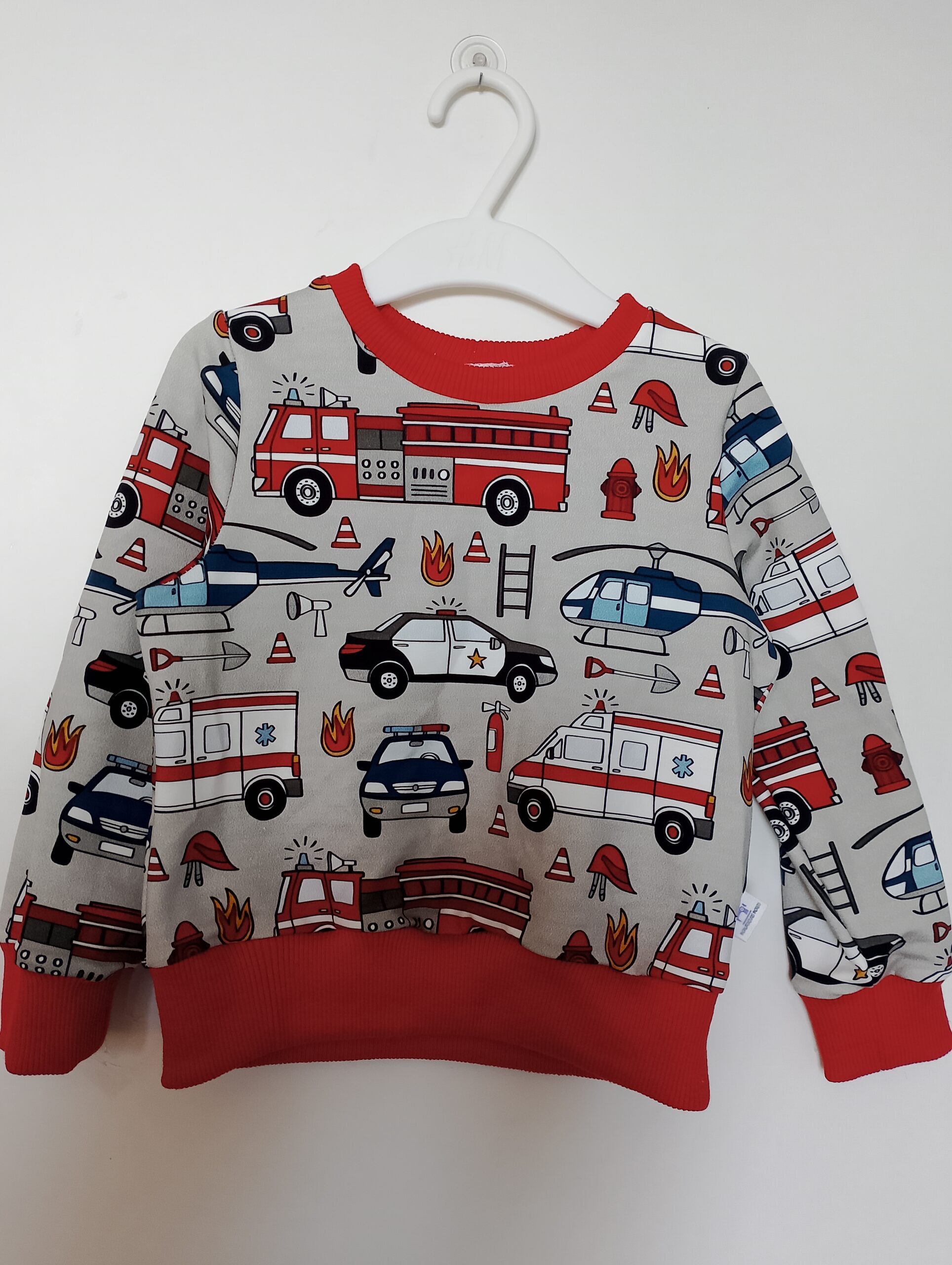 Bluza chłopięca Samochody Specjalne rozm 98