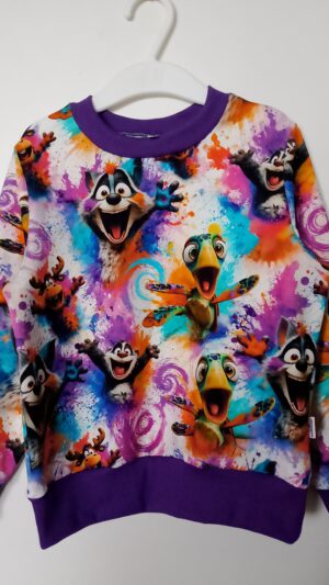 Dziecięca bluza zwierzaczki Splash rozm 116