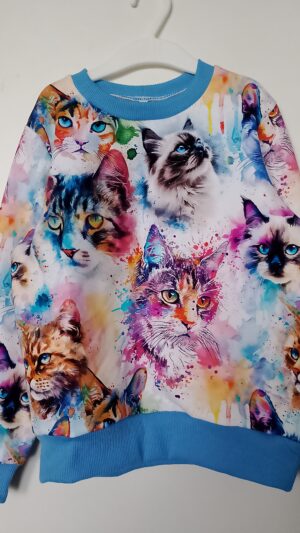 Malowane Koty bluza rozm 128