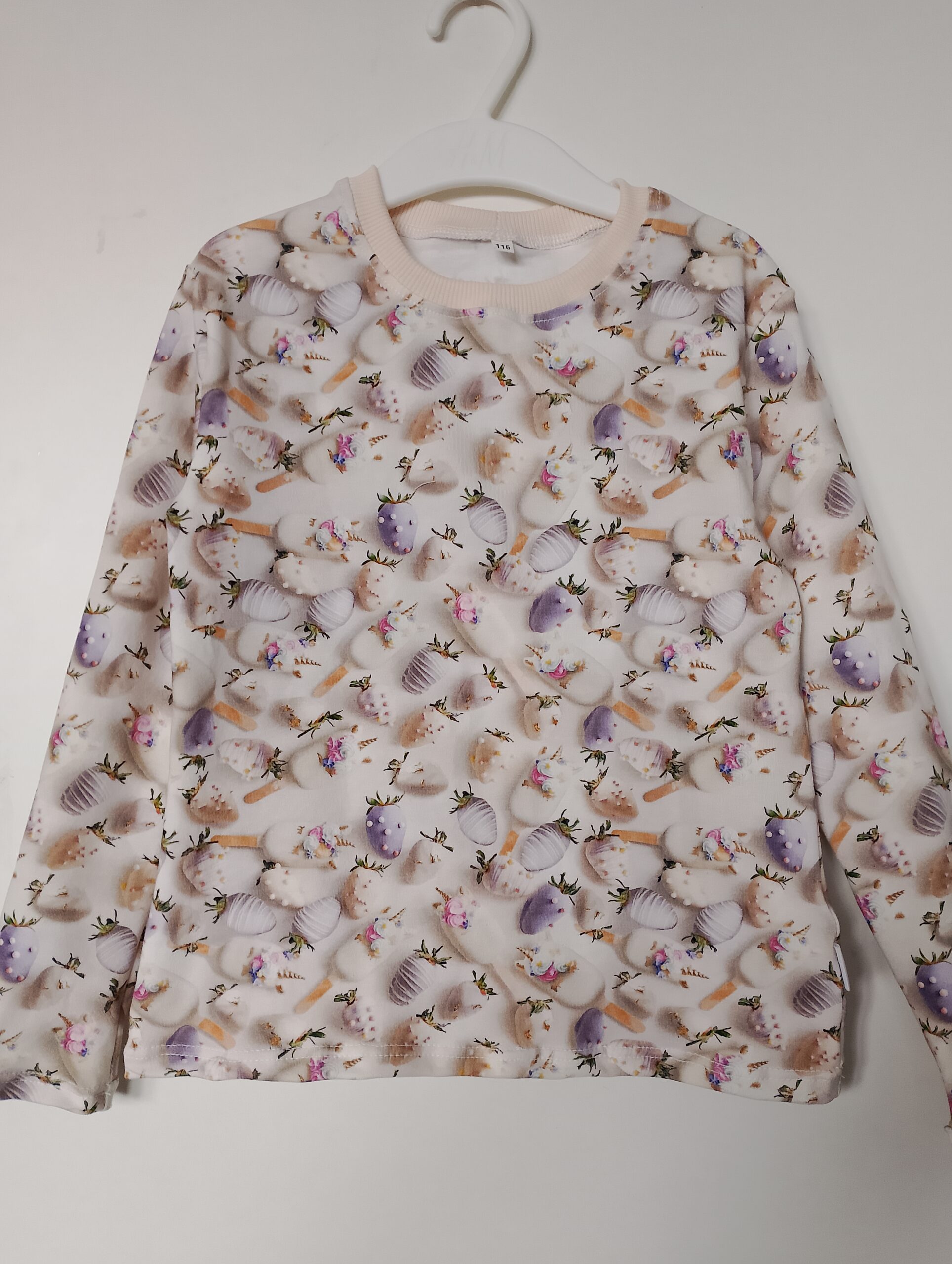 Koszulka dziewczęca longsleeve Lodorożce rozm 116 - obrazek 2