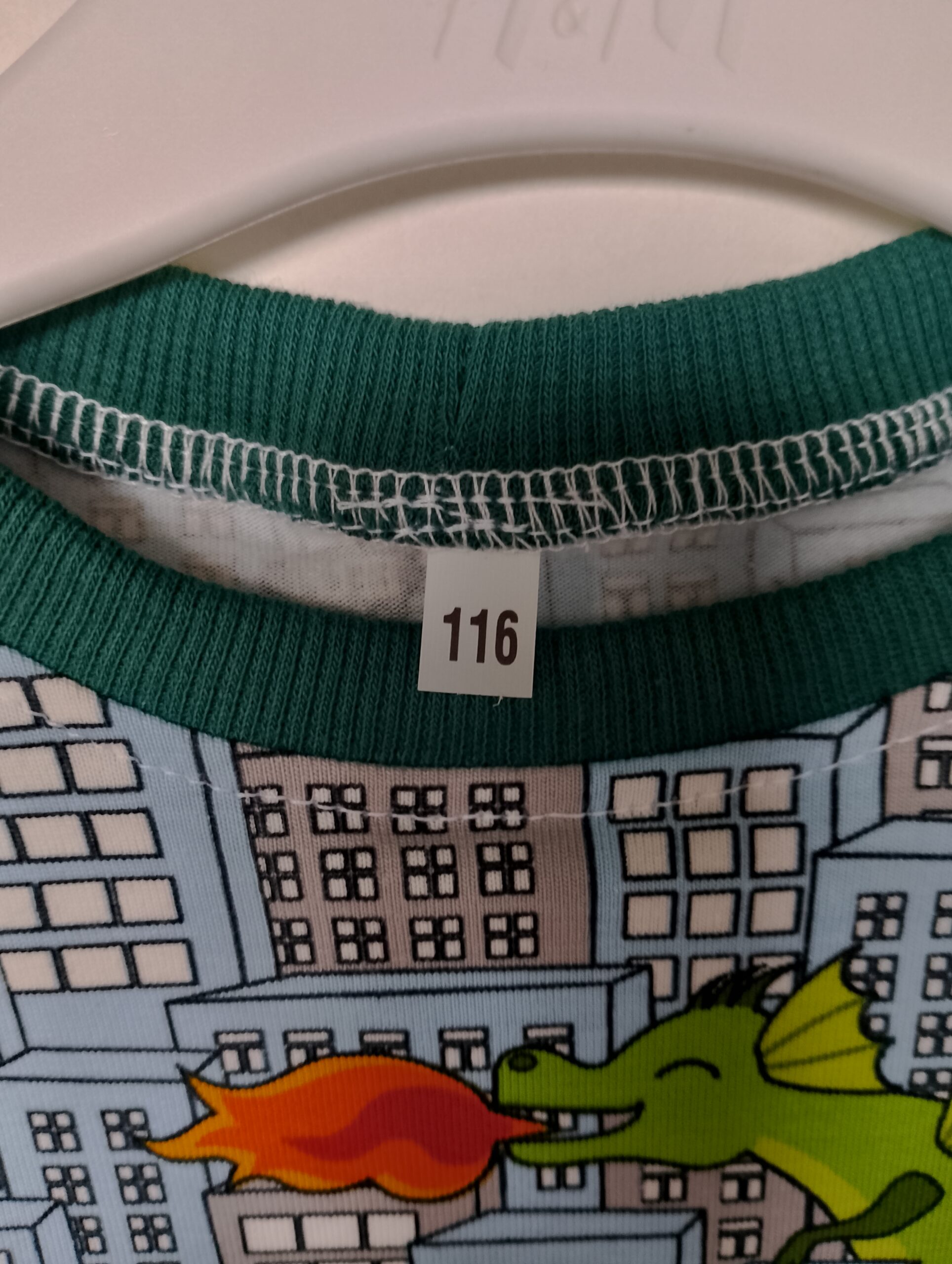 Koszulka chłopięca z długim rękawem rozm 116 - Smoki - obrazek 8