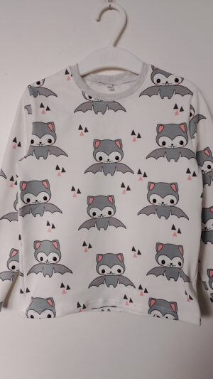 Koszulka longsleeve dla chłopca. Nietoperze rozm 110